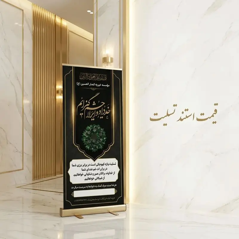 قیمت استند تسلیت